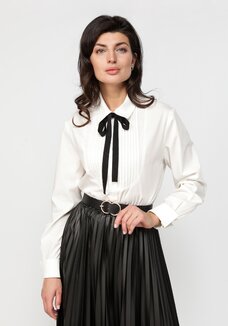 Блузка из хлопка с декором