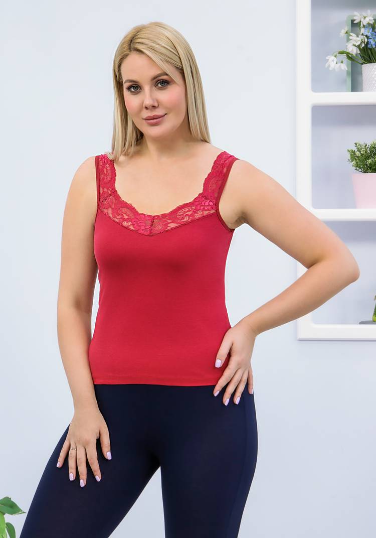 Комплект маек с кружевом шир.  750, рис. 15