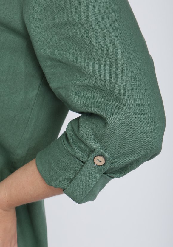 Рубашка удлиненная на пуговицах шир.  580, рис. 12