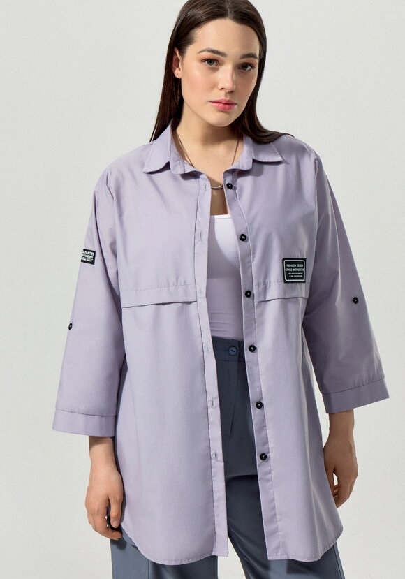 Рубашка с патами на рукаве Джоан шир.  580, рис. 44