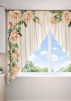 Тюль Весенняя сказка