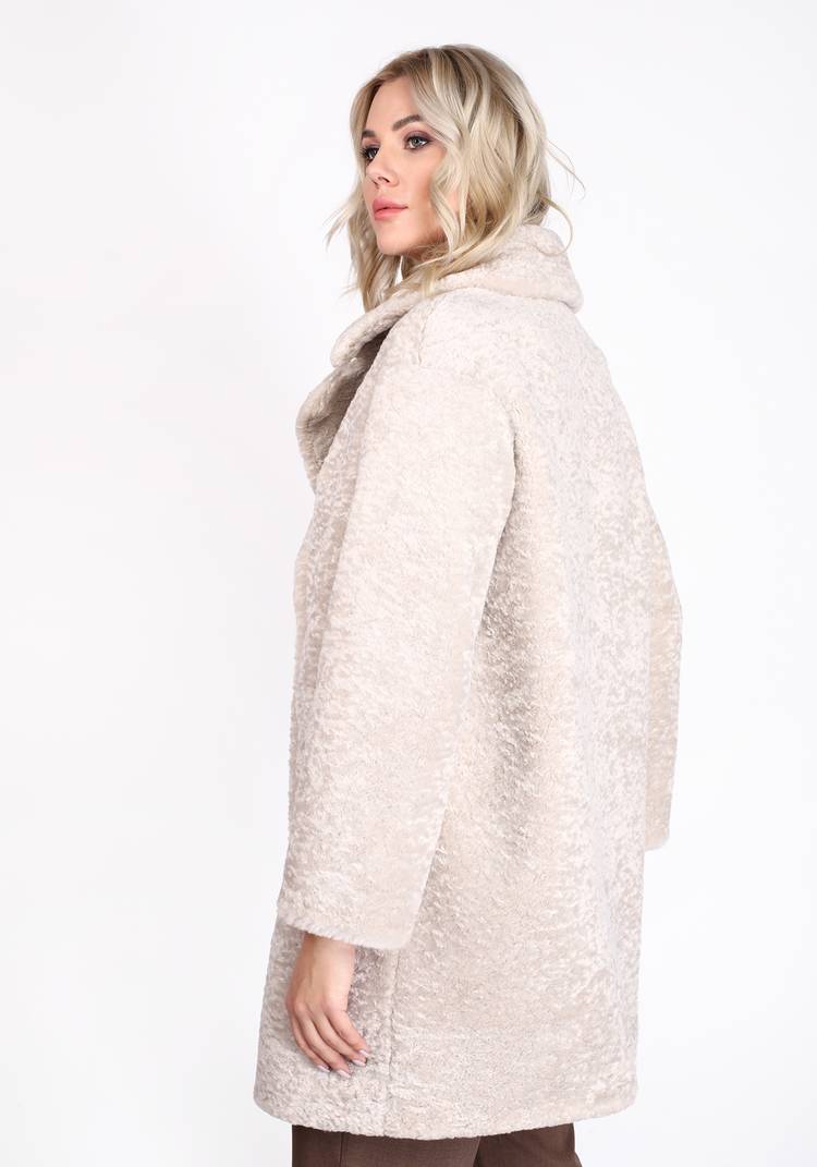 Пальто из эко астрагана шир.  750, рис. 9