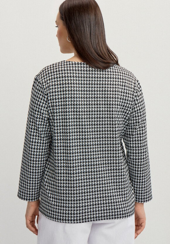 Лонгслив прямого кроя с рукавом 3/4 шир.  580, рис. 9