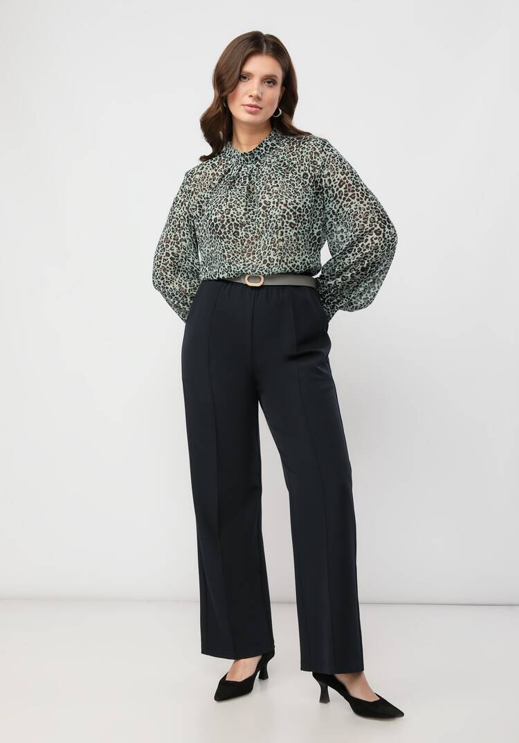 Блуза с принтом леопард шир.  750, рис. 10