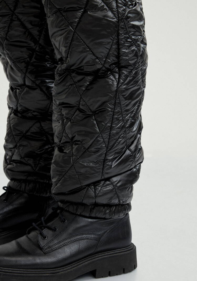 Брюки стеганые, утеплённые Элина шир.  750, рис. 6