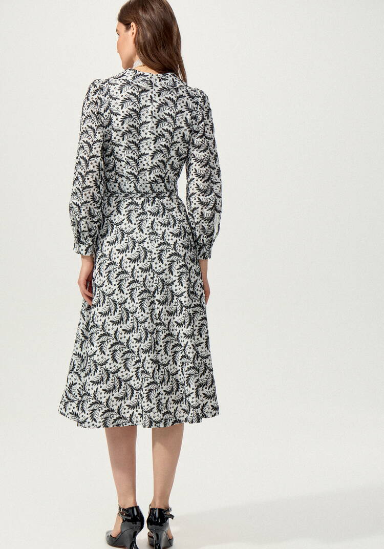 Платье из шитья с английским воротником шир.  750, рис. 3