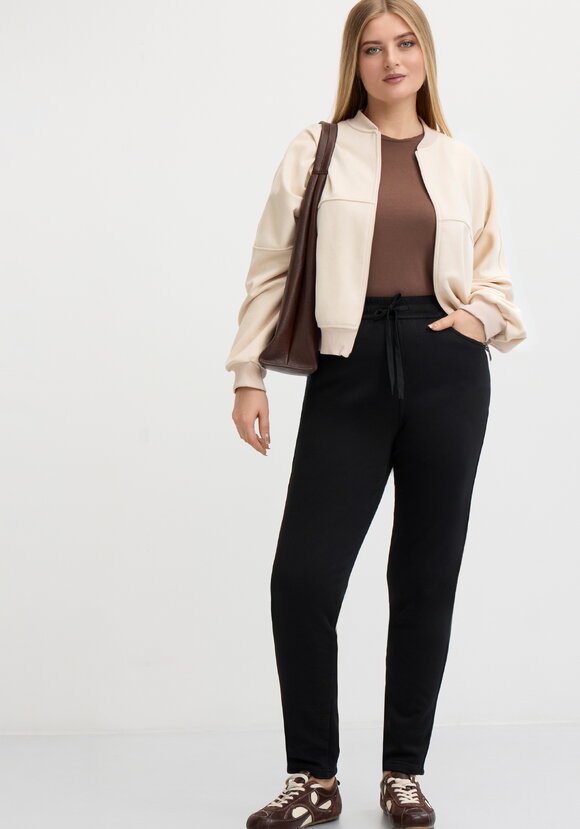 Брюки утепленные с высокой посадкой шир.  580, рис. 6