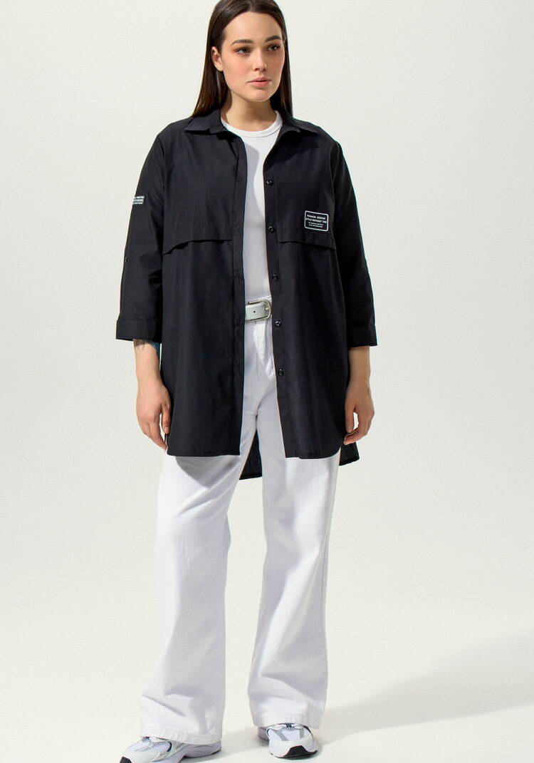 Рубашка с патами на рукаве Джоан шир.  750, рис. 33