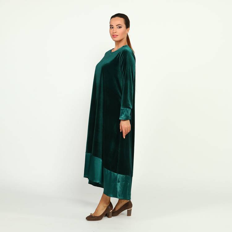 Платье-макси с длинным рукавом шир.  750, рис. 7
