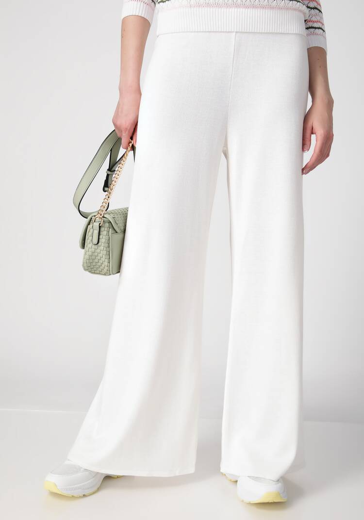 Брюки однотонные высокой посадки шир.  750, рис. 8