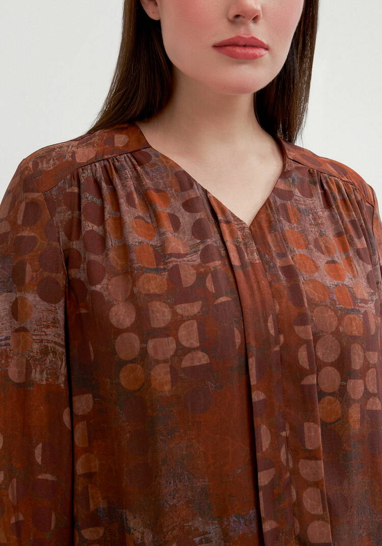 Блуза свободного кроя Омега шир.  750, рис. 13