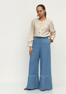 Брюки с вставками кружева Светлана