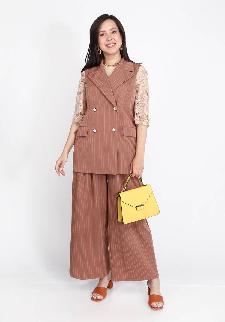 Топ-блуза с кружевным рукавом шир.  750, рис. 17