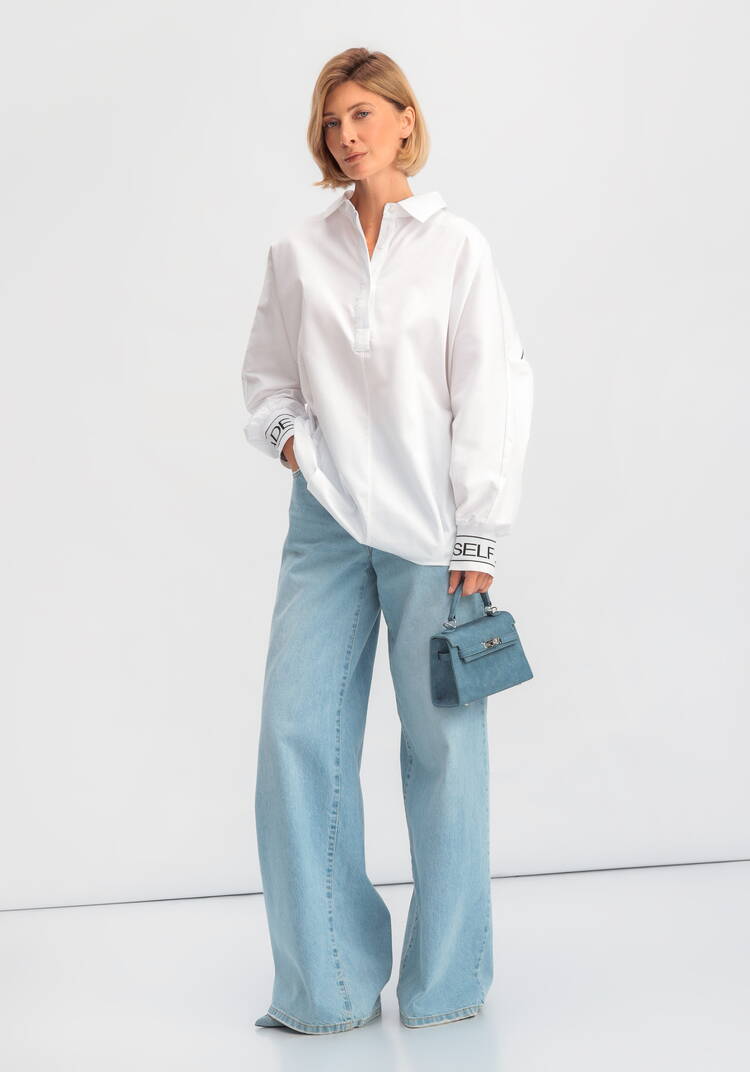 Рубашка с принтом на спине и рукавах шир.  750, рис. 11