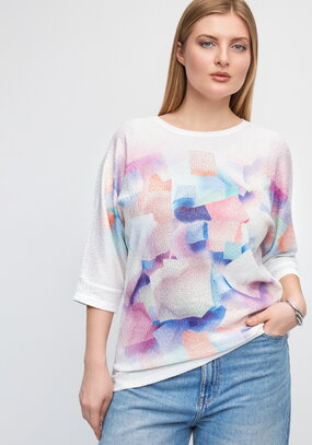 Блуза со стразами Амилия