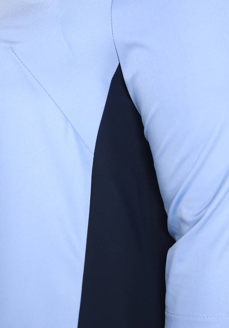 Платье двухцветное с рукавом 3/4 шир.  750, рис. 8