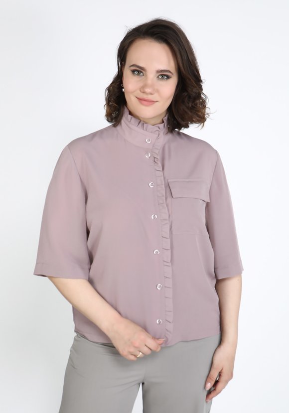 Блуза с карманом Инга шир.  580, рис. 10