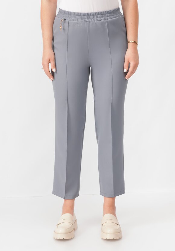 Брюки прямые с отсрочкой-стрелка шир.  580, рис. 27