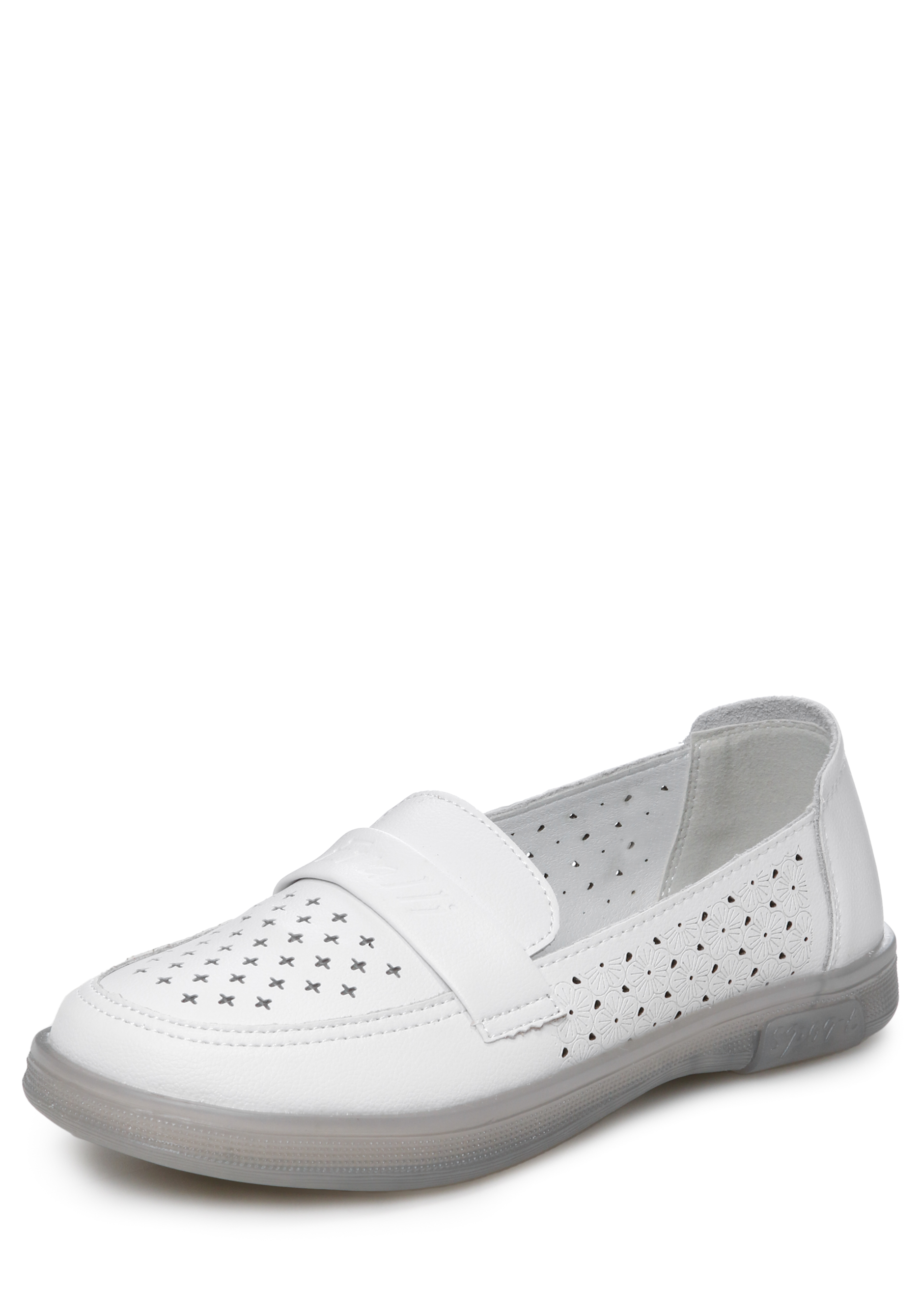 Туфли летние женские"Франческа" Evalli, цвет белый, размер 39