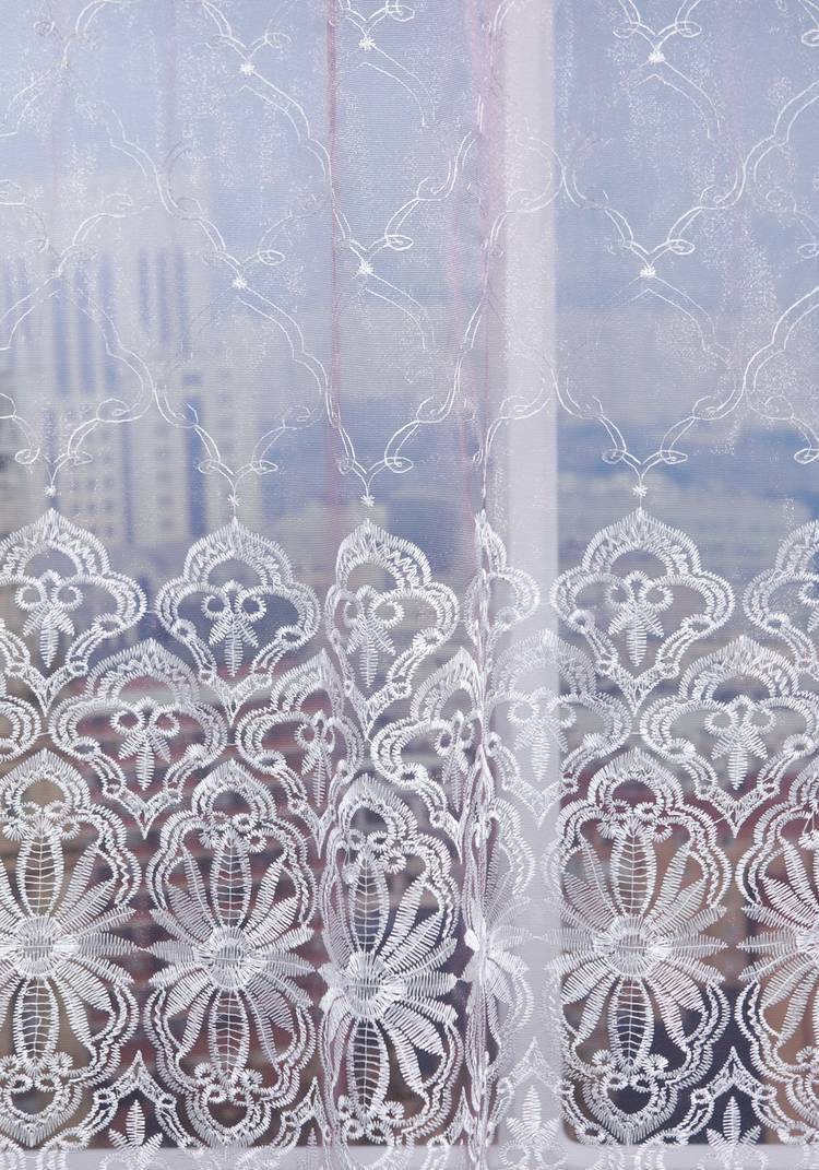 Комплект тюля с вышивкой Бонжур шир.  750, рис. 6