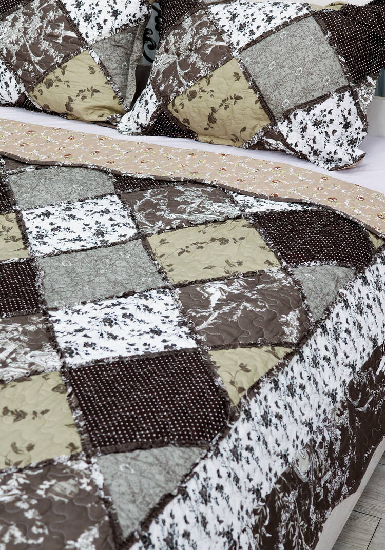 Покрывало с наволочками Печворк шир.  750, рис. 66