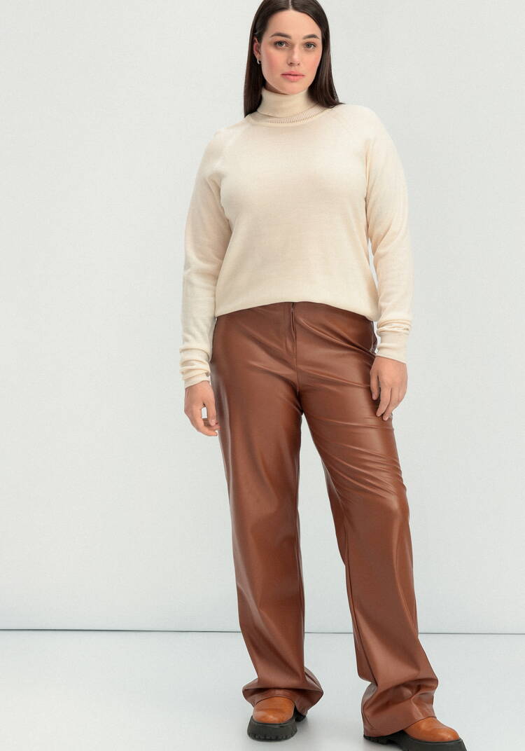 Джемпер прямого силуэта с высоким воротом шир.  750, рис. 7