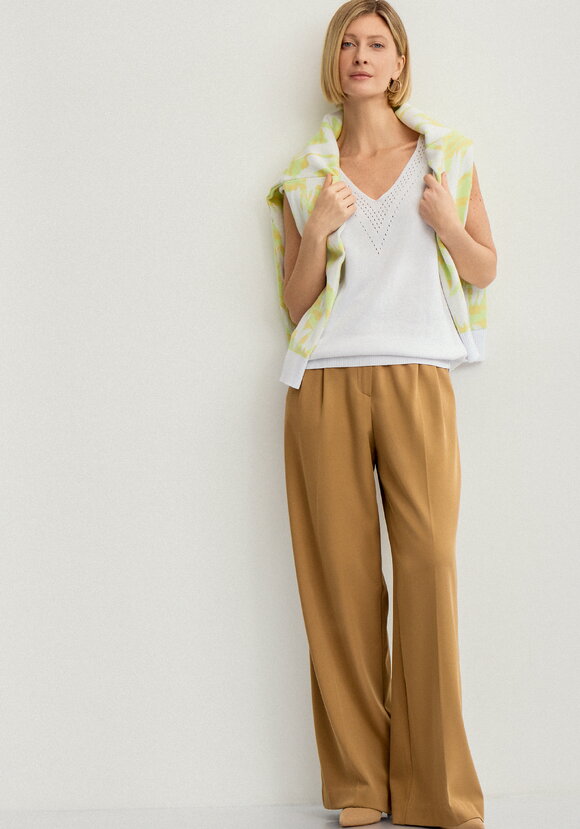 Топ женский без рукава с ажурным рисунком шир.  580, рис. 15