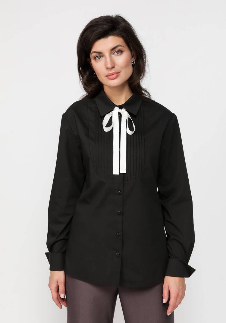 Блузка из хлопка с декором шир.  750, рис. 14