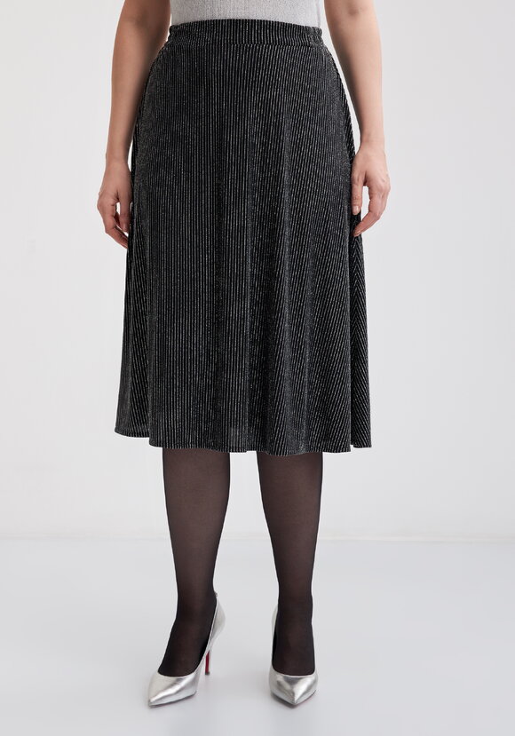 Юбка полусолнце с люрексом шир.  580, рис. 9