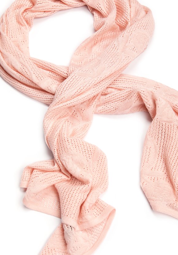 Палантин в технике ажура с имитацией кружева шир.  580, рис. 2