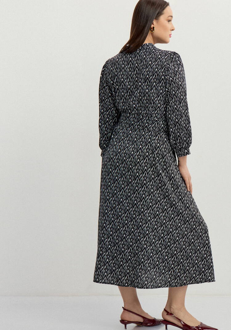 Платье свободного кроя с принтом Мирра шир.  750, рис. 3