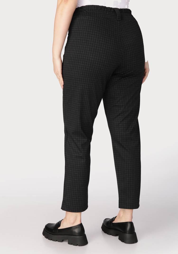 Брюки женские в клетку шир.  750, рис. 3