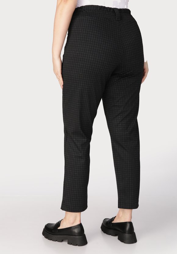 Брюки женские в клетку шир.  580, рис. 3