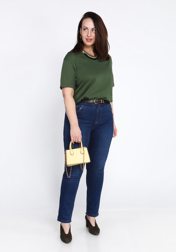 Футболка базовая однотонная шир.  580, рис. 19