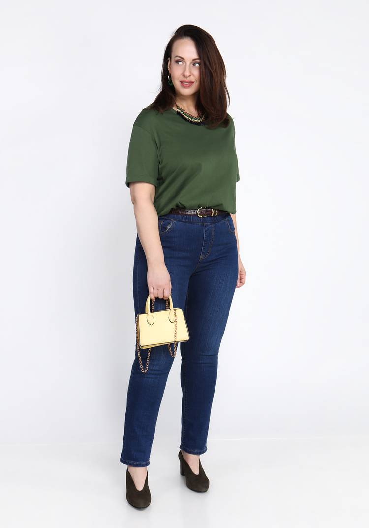 Футболка базовая однотонная шир.  750, рис. 19