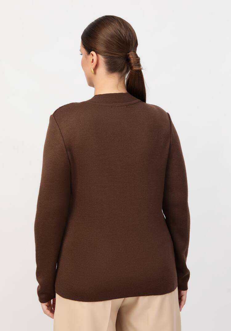 Джемпер с жемчугом и метанитью шир.  750, рис. 3