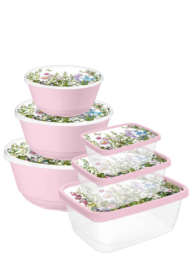 Комплект мисок, 3 шт. + контейнеры в подарок шир.  750, рис. 10