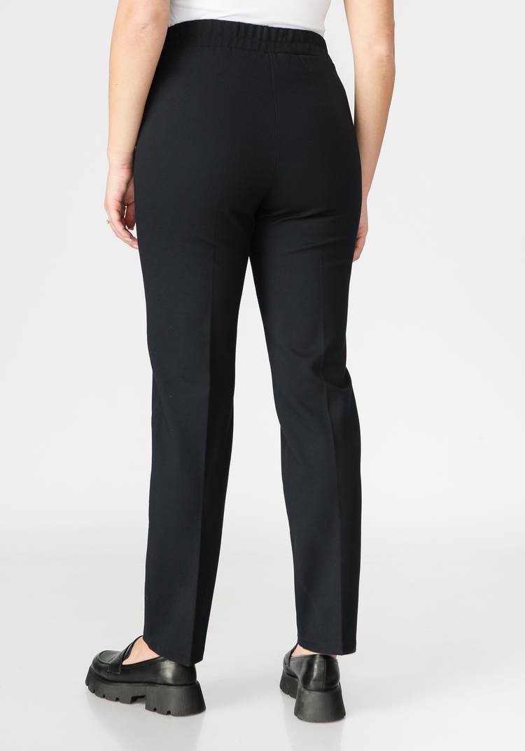 Брюки из плотной ткани джерси шир.  750, рис. 3