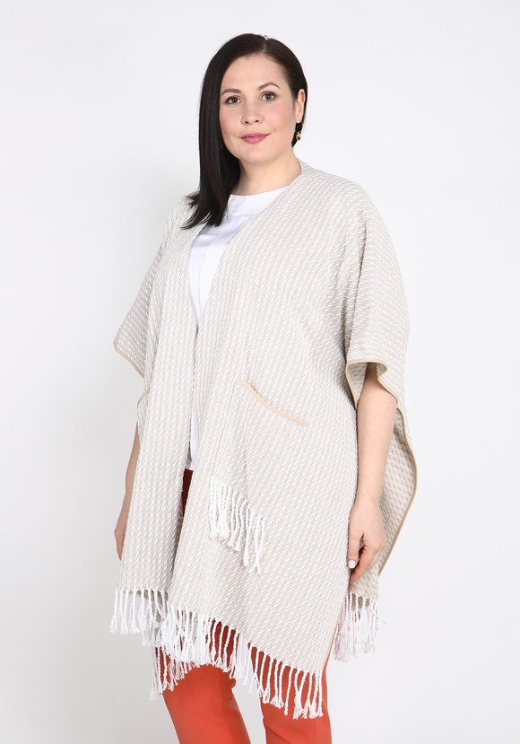 Пончо Дюна из хлопка шир.  580, рис. 2