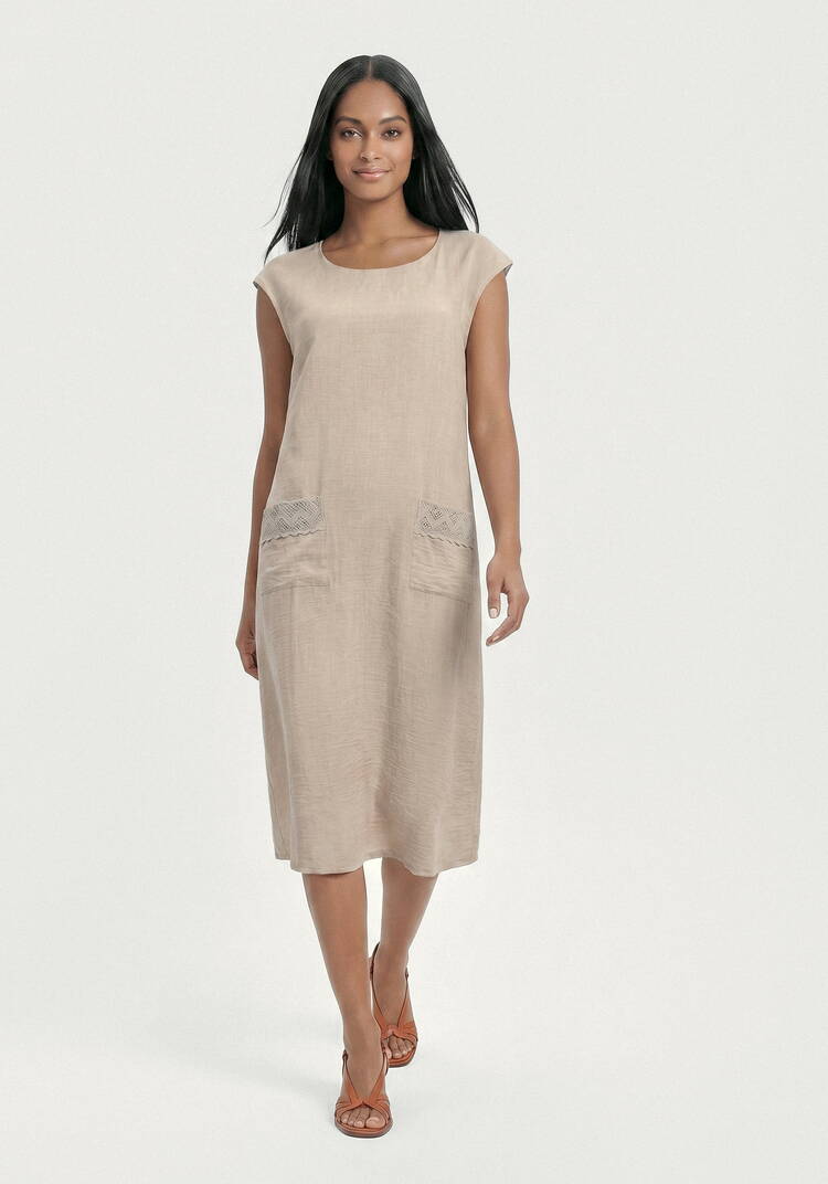 Сарафан изо льнаВ ритме лета шир.  750, рис. 15