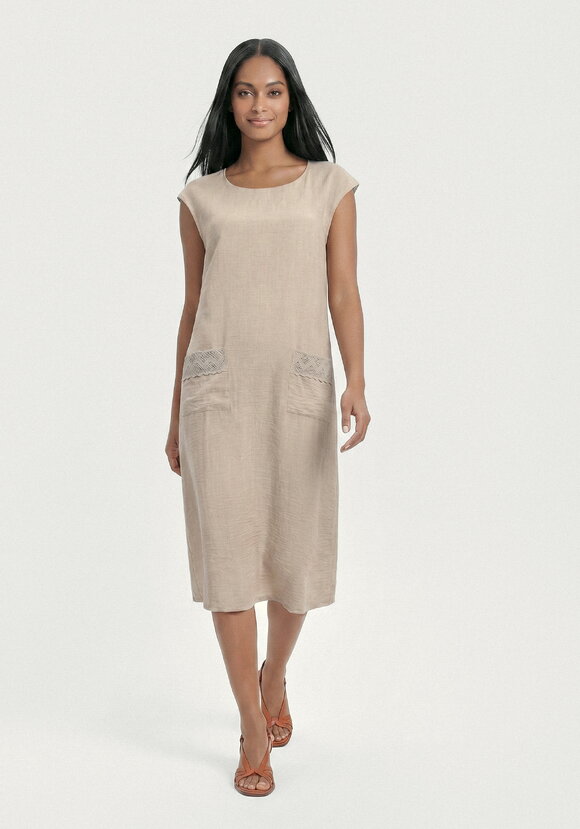 Сарафан изо льнаВ ритме лета шир.  580, рис. 15