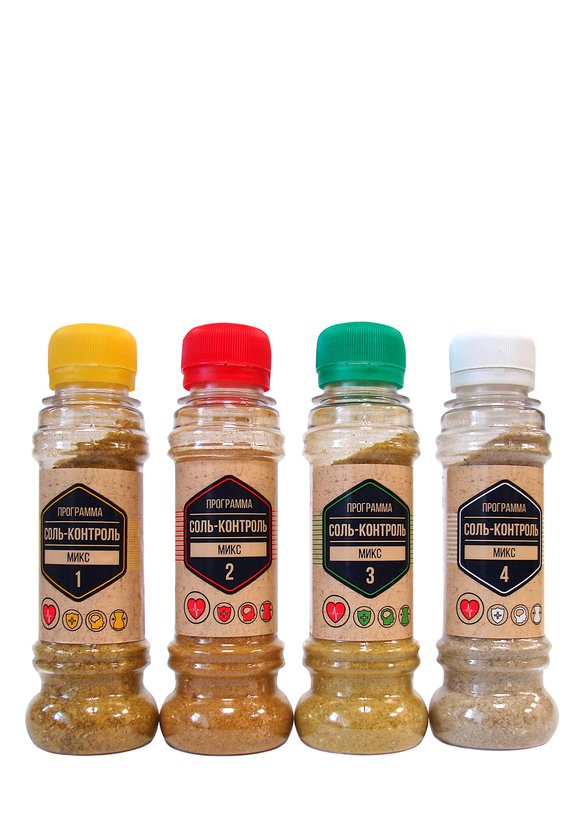 Соль-контроль, набор 4 шт. шир.  580, рис. 1