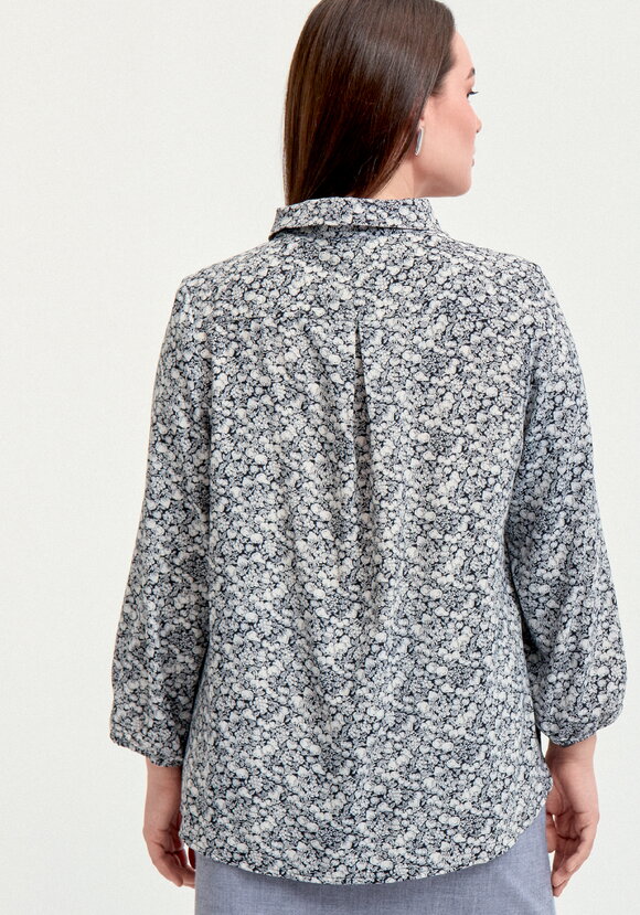 Блуза со складкой по спинке шир.  580, рис. 3