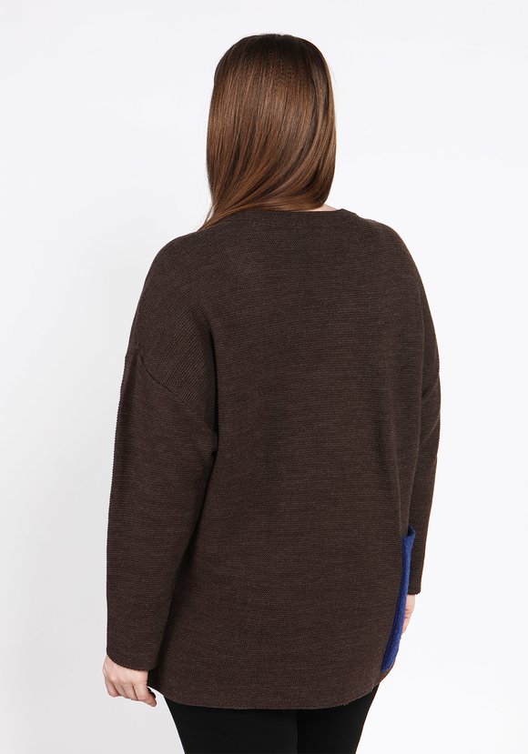 Джемпер Красивая история шир.  580, рис. 3