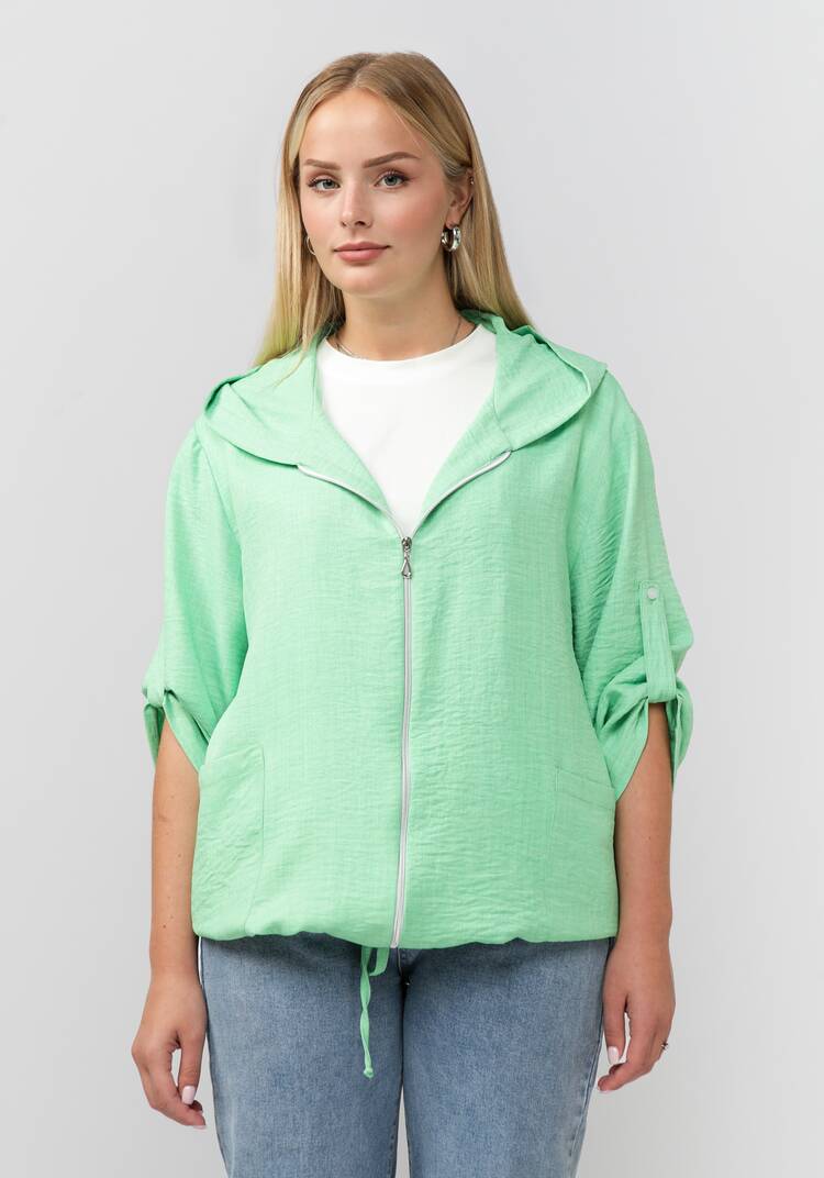 Жакет на молнии с капюшоном Амелия шир.  750, рис. 18