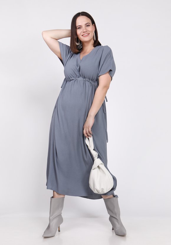 Платье со спущенным рукавом шир.  580, рис. 2