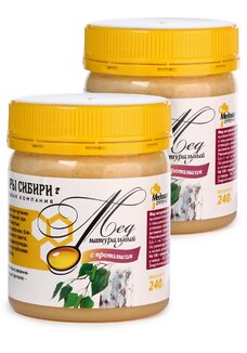 Мёд Сибирское долголетие, 2 шт.