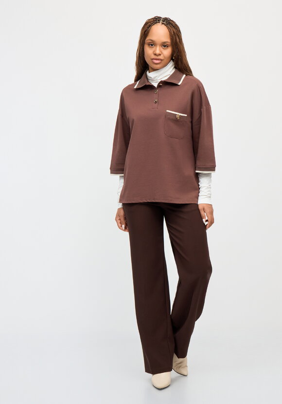 Футболка-поло с нагрудным карманом шир.  580, рис. 2