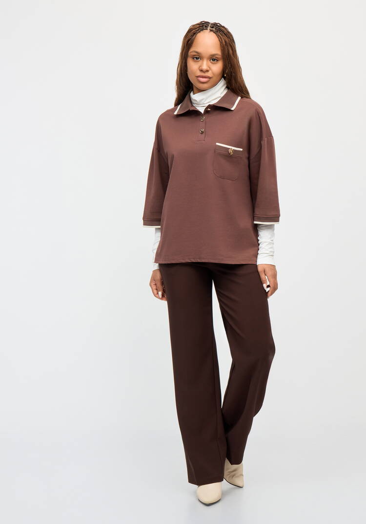 Футболка-поло с нагрудным карманом шир.  750, рис. 2