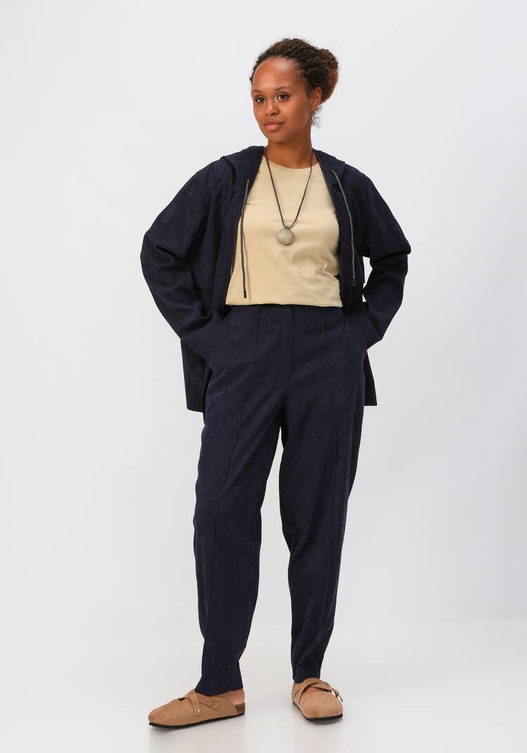 Брюки-бананы вельветовые с карманами шир.  750, рис. 15